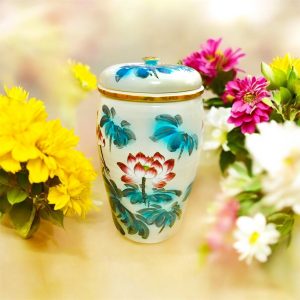 台灣製手拉坏蓮花描金大金斗