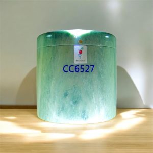 青海青花玉骨灰罈(玉石類)11