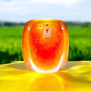 俄羅斯金絲琥珀玉骨灰罈(玉石類)23