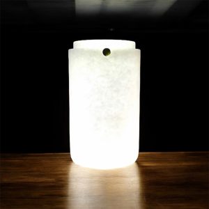 一櫃多罐(緬甸白玉直徑12.5X高23公分)A004