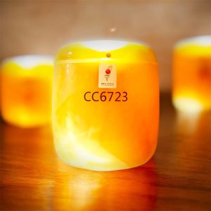伊朗橙玉骨灰罈(玉石類)18