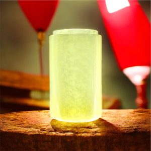 一櫃多罐(青玉直徑12.5X高23公分)00023